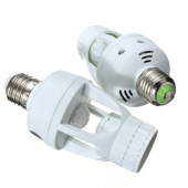 E27 Infrared PIR Motion Sensor Bulb Lamp Switch Holder Converter
