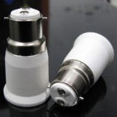 LED Lamp Adapter B22 to E27 Base Converter
