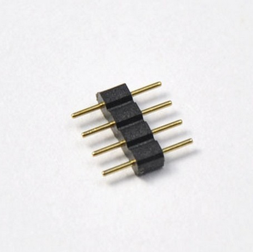 100pcs 4 Pin Male to Male 2-Side Connector For RGB LED Strip