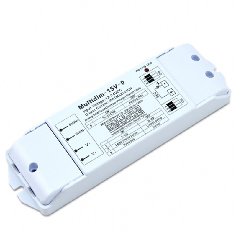 Euchips DC Constant Voltage Dimmable Driver Multidim-15V-0