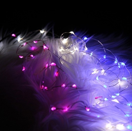 2M 20LEDs Copper Wire Party Tree Holiday AA Battery LED String