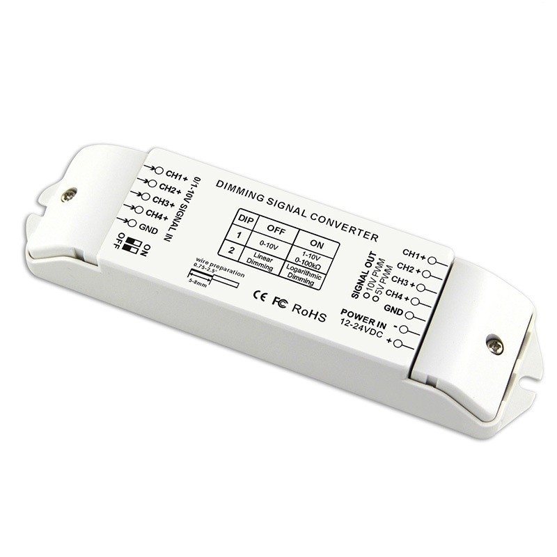 BC-344-PWM/BC-344-010V Bincolor Led Controller DALI Driver Signal Converter