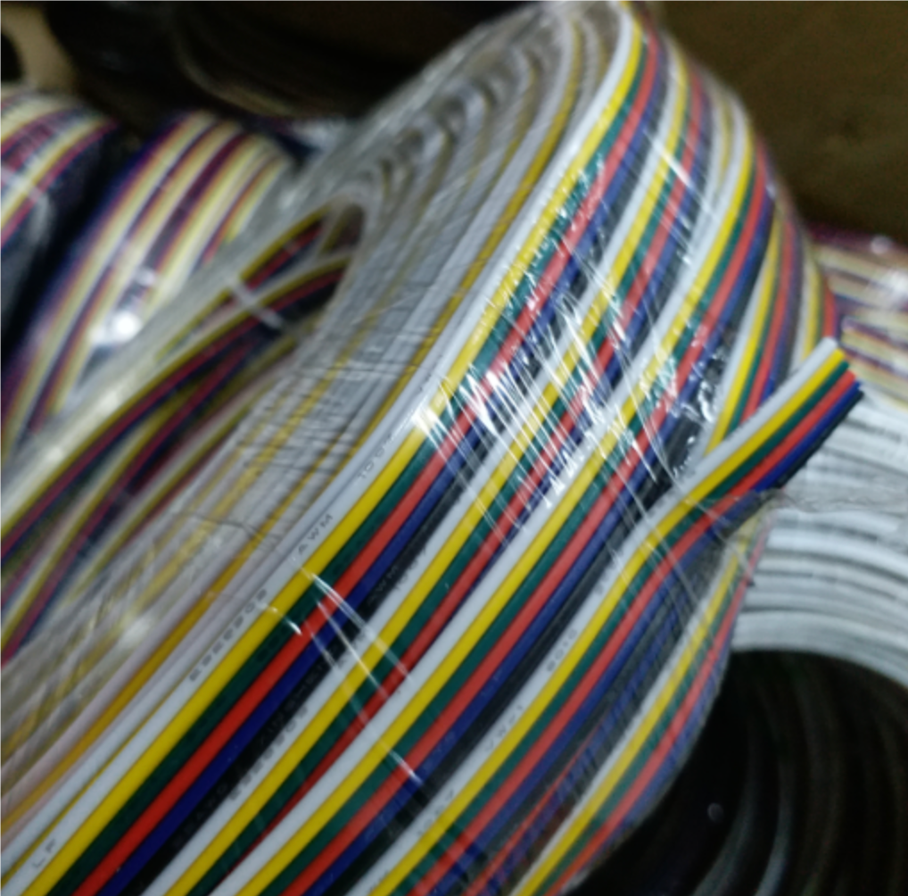 6 Pin Extension Wire Cable for RGB+CCT Light Strip 100 meters