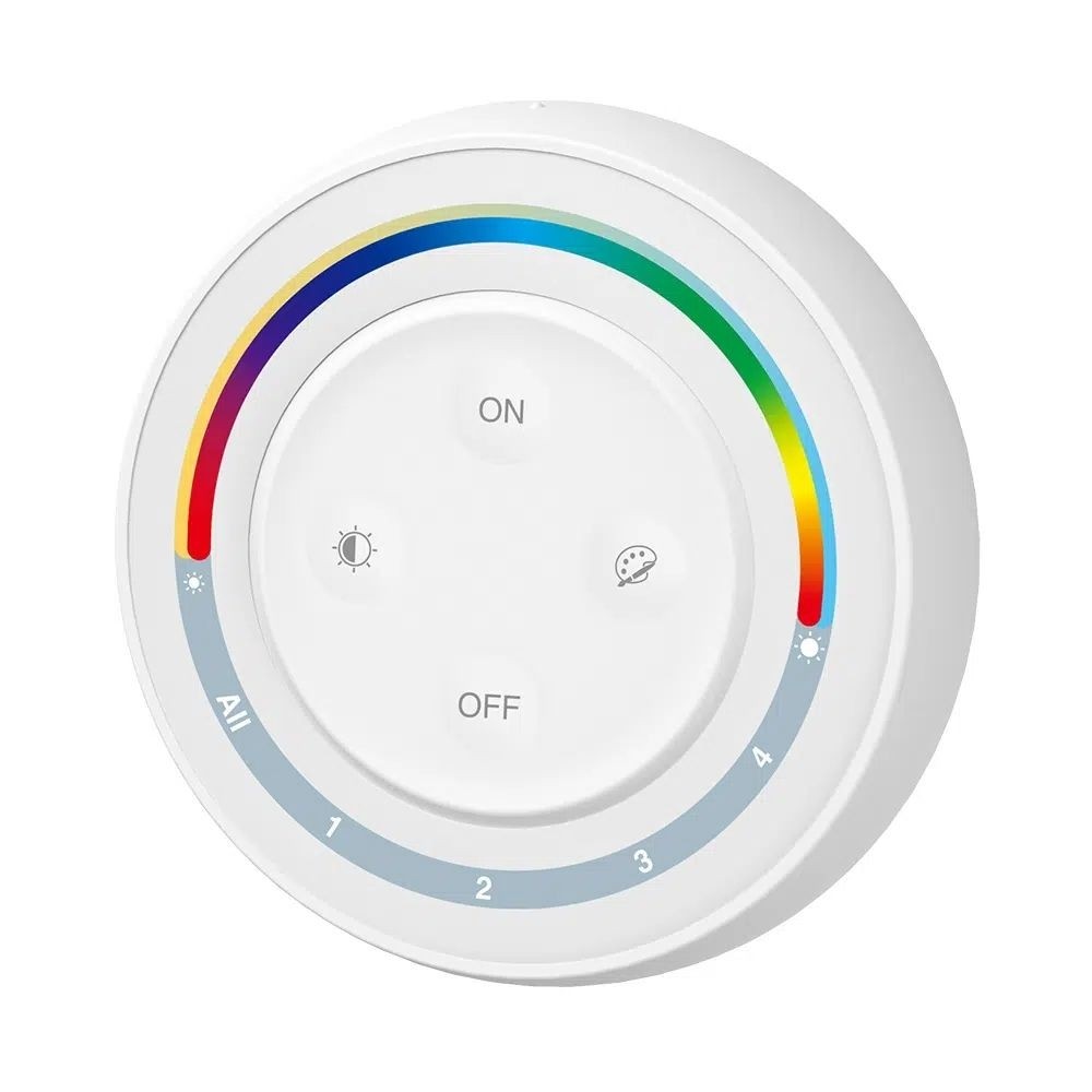 MiBoxer Mi.Light S2W+ 4-Zone Rainbow RGB+CCT Remote 3Vdc