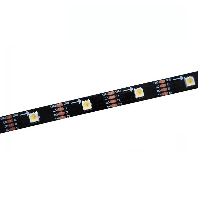 APA102 Digital RGB /WW /CW Led Strip 5V 30LED/m 5M Light