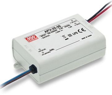 APV-35 Series Mean Well 35W Switching Power Supply LED Driver