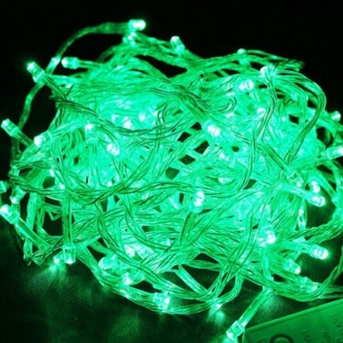 10m 100 LEDs Fairy Light Green String Lights for Tree Decoration 3Pcs