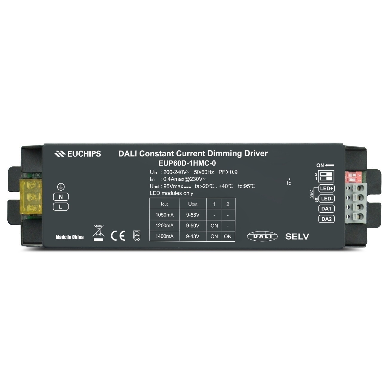 EUP60D-1HMC-0 DALI Constant Current Euchips LED Dimming Driver