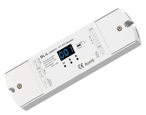 Skydance DL-L 4 Channels 0/1-10V DMX512 Decoder Led Controller