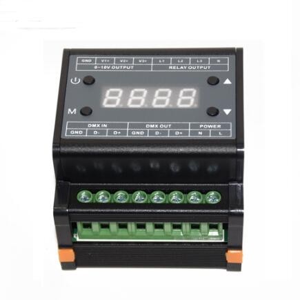 Leynew DMX303 High Voltage 0-10V Dimmer 3 Channels LED Controller