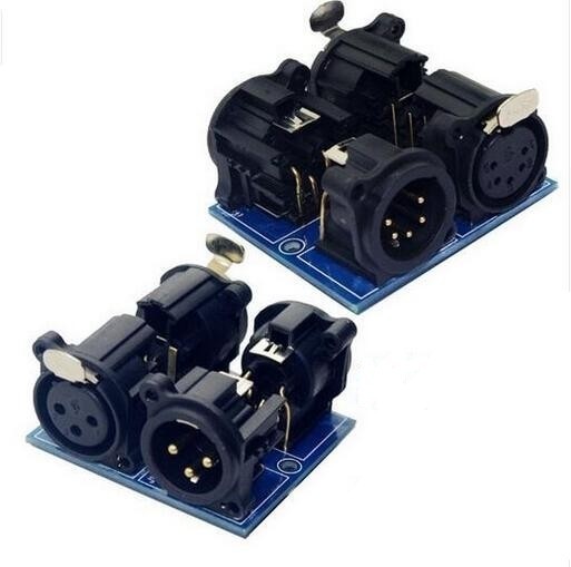 XLR5-XLR3 DMX512 Relays Connector