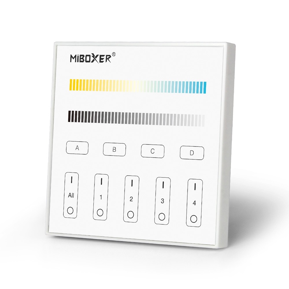 Miboxer DP2S DALI Color Temperature Dimming Panel Mi.Light Sensitive Touching Led Controller