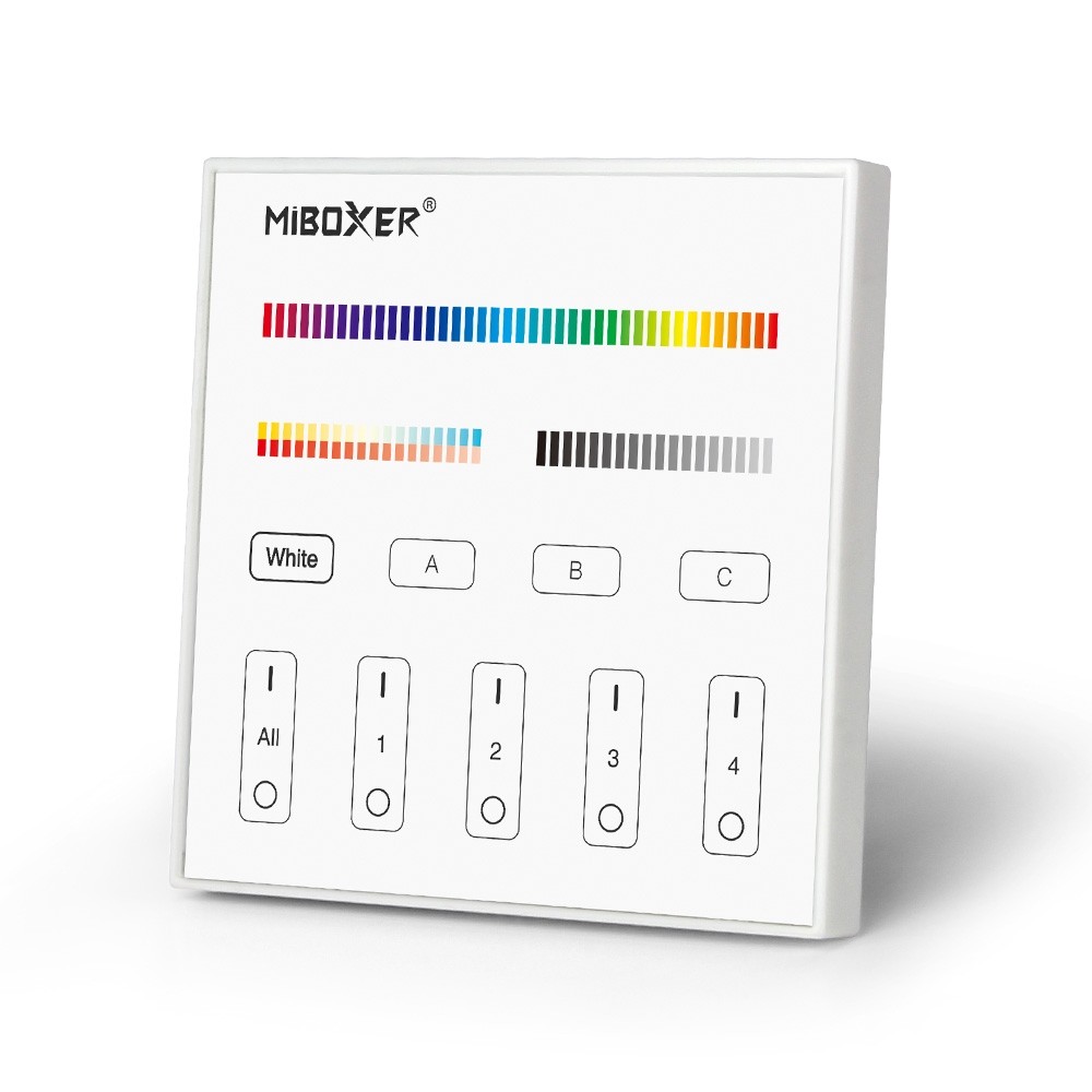 MiBoxer DP3S RGB RGBW RGB+CCT DALI Dimming Touch Panel DT8