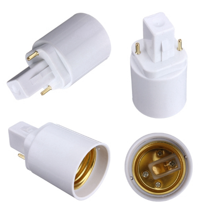 E27 To G24 Lamp Adapter Converter LED Bulb Socket Lamp Holder