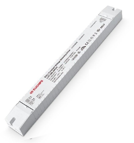 LCP150D-2W24V Euchips DT8 150W 24V DC 2ch DALI CV Led Driver