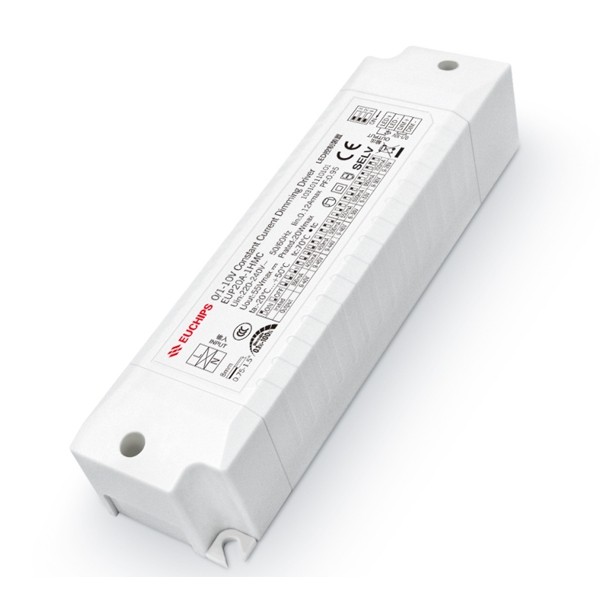 Euchips 20W Constant Current EUP20A-1HMC CC 0-10V 1-10V Dimming Driver