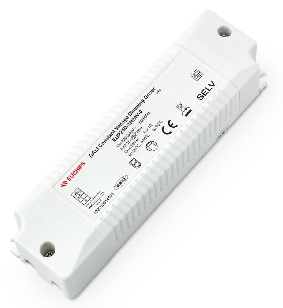 EUP24D-1H24V-0 Euchips DALI CV Touch DIM 24W 24V Led Driver