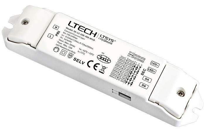 Ltech 350-700mA 4 in 1 SE-12-350-700-W1DS Dali-2 CC LED Driver