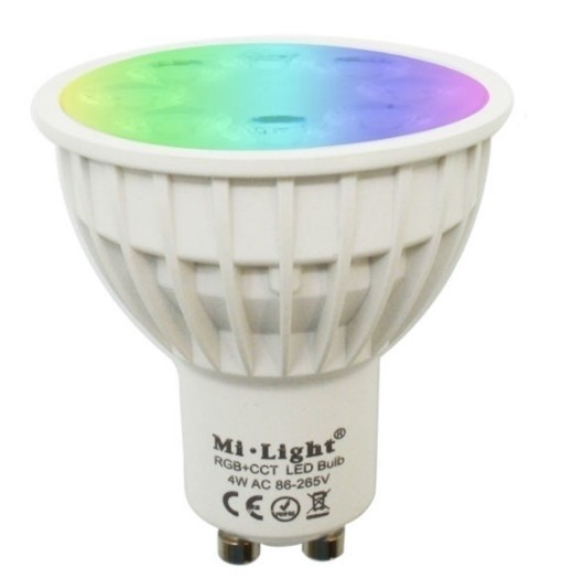 MiBoxer Mi.Light FUT103 4W GU10 RGB+CCT Led Spotlight 2.4G APP Control