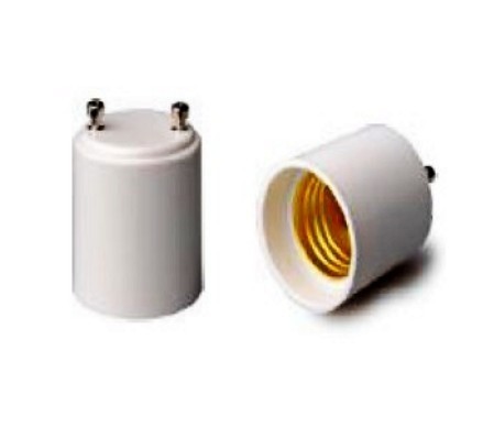 GU24 to E26 LED Lamp Adapter Converter LED Bulb Socket Lamp Holder