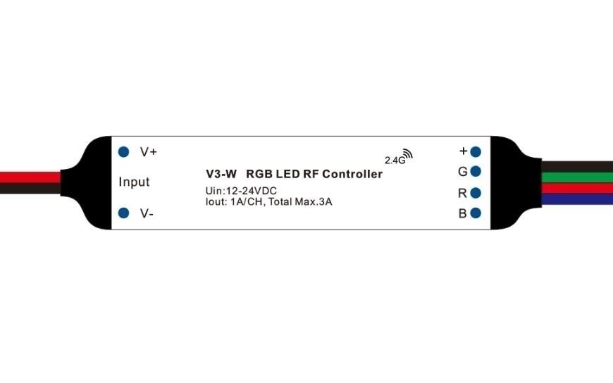 V3-W Skydance Led Controller 3CH*1A 12-24VDC CV Mini Controller