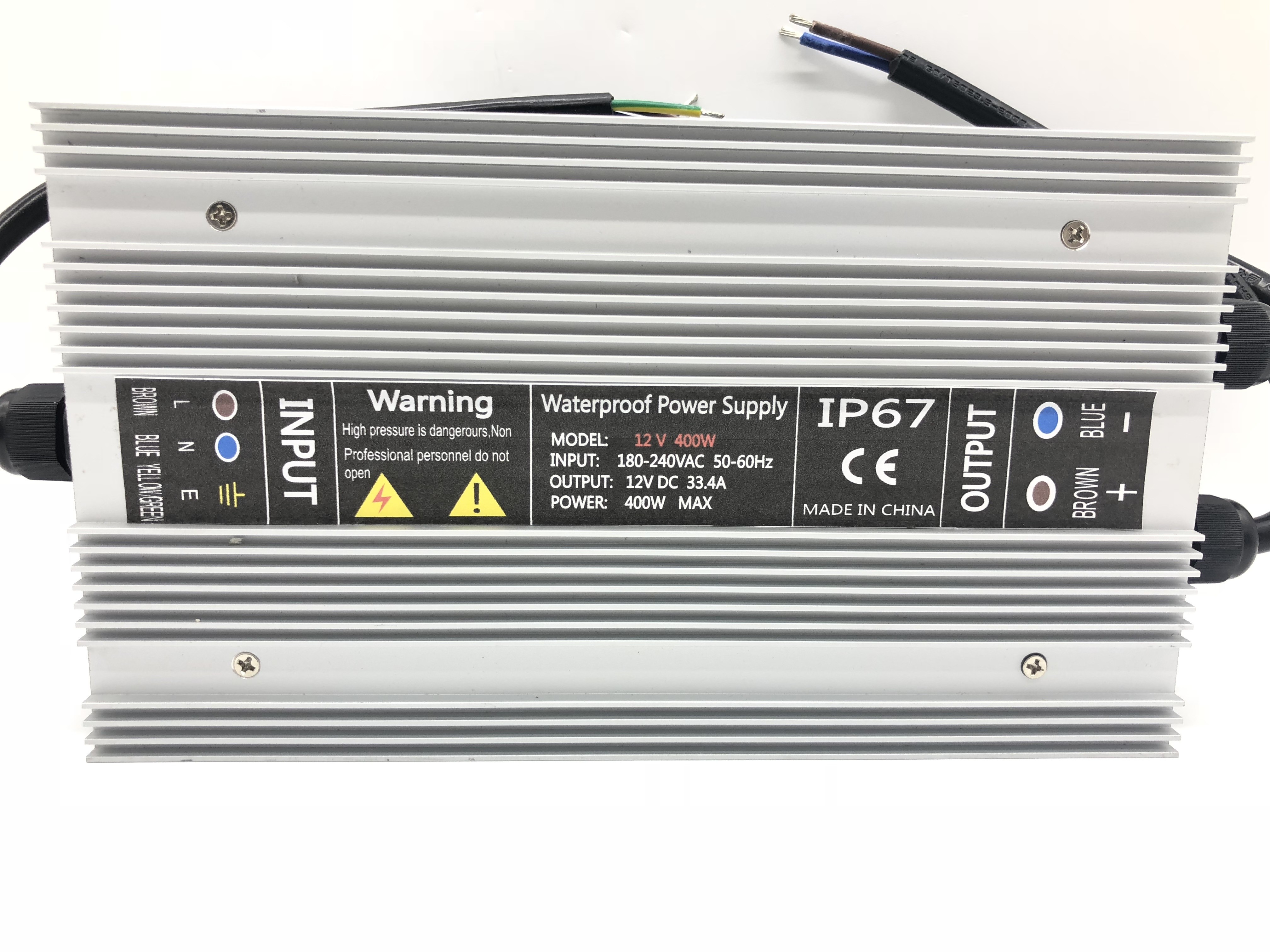 12V 24Vdc Output 400W Waterproof LED Driver Transformer Power Supply