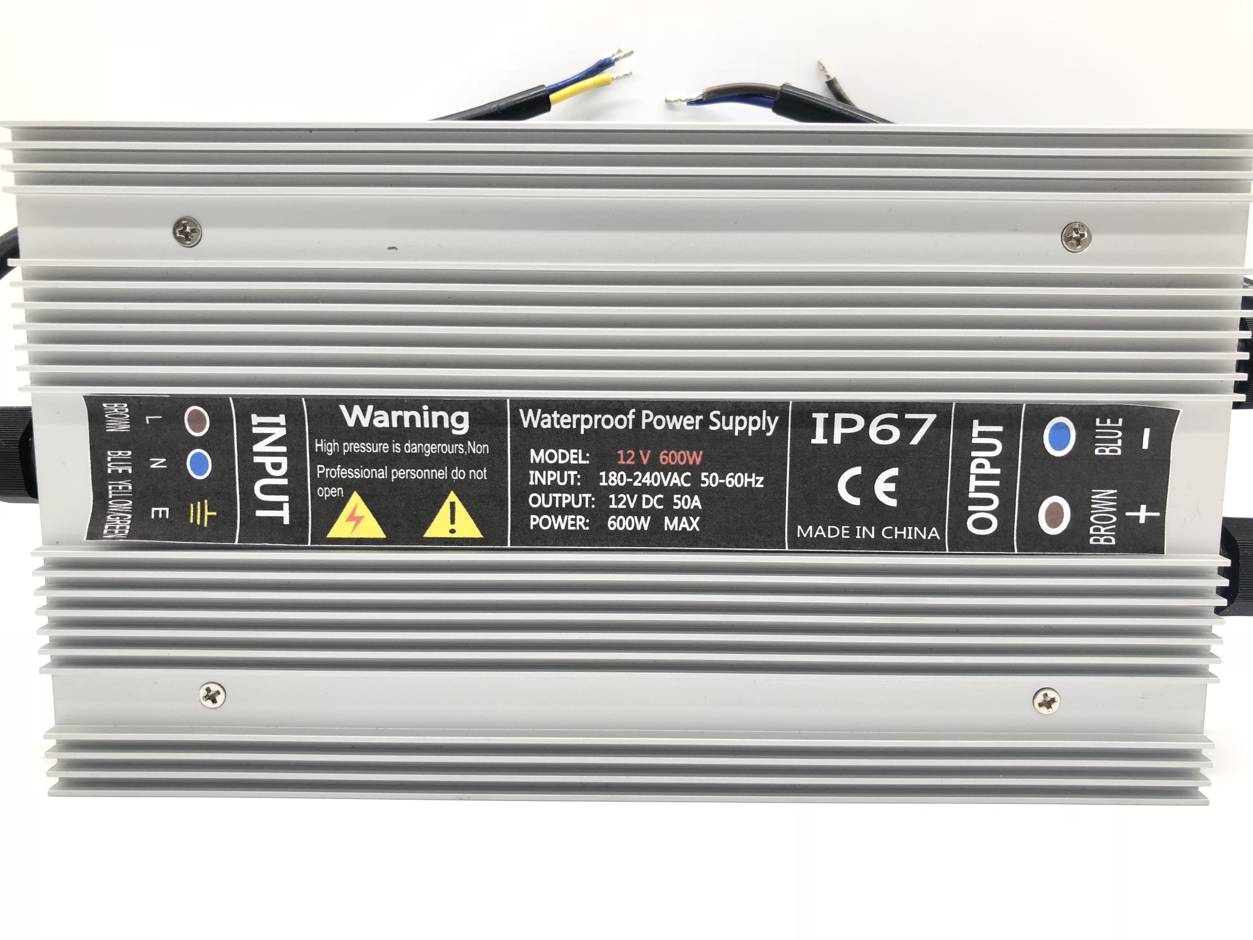 DC 12V 24V Output 600W LED Driver Transformer Waterproof Power Supply