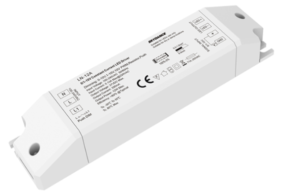 LN-12A Skydance Led Controller 12W 350mA Constant Current 0/1-10V& SwitchDim LED Driver
