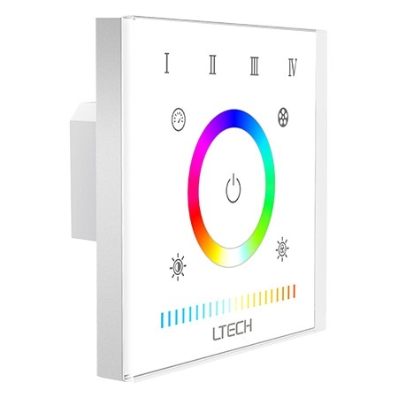 Ltech RF 2.4GHz Control E5S RGBWW Touch Panel 12-24VDC