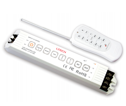 LTECH LT-311RF Multi-function LED Single Color Controlller 12-24Vdc