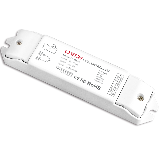 LTECH LT-701-6A 1-10V LED Dimming Driver DC12-24V Input 6A 1CH Output