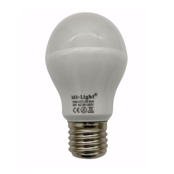 MiBoxer FUT014 6W E27/E26/B22 RGB+CCT Led Bulb 2.4G 550Lm AC100-240V