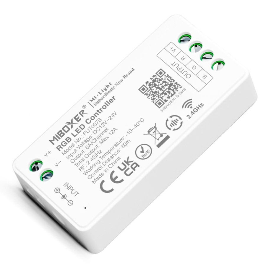 MiBoxer Mi.Light FUT037S 2.4G RGB Led Strip Controller 6A/CH DC12-24V