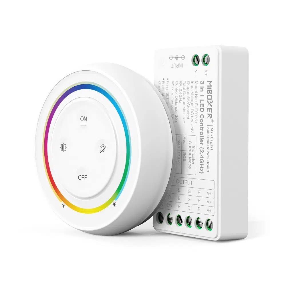 MiBoxer FUT037SA+ RGB RGBW RGB+CCT LED Controller Kits DC12-24V 2.4G