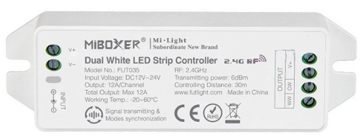 MiBoxer Mi.Light FUT035M 2.4G Dual White Led Strip Controller