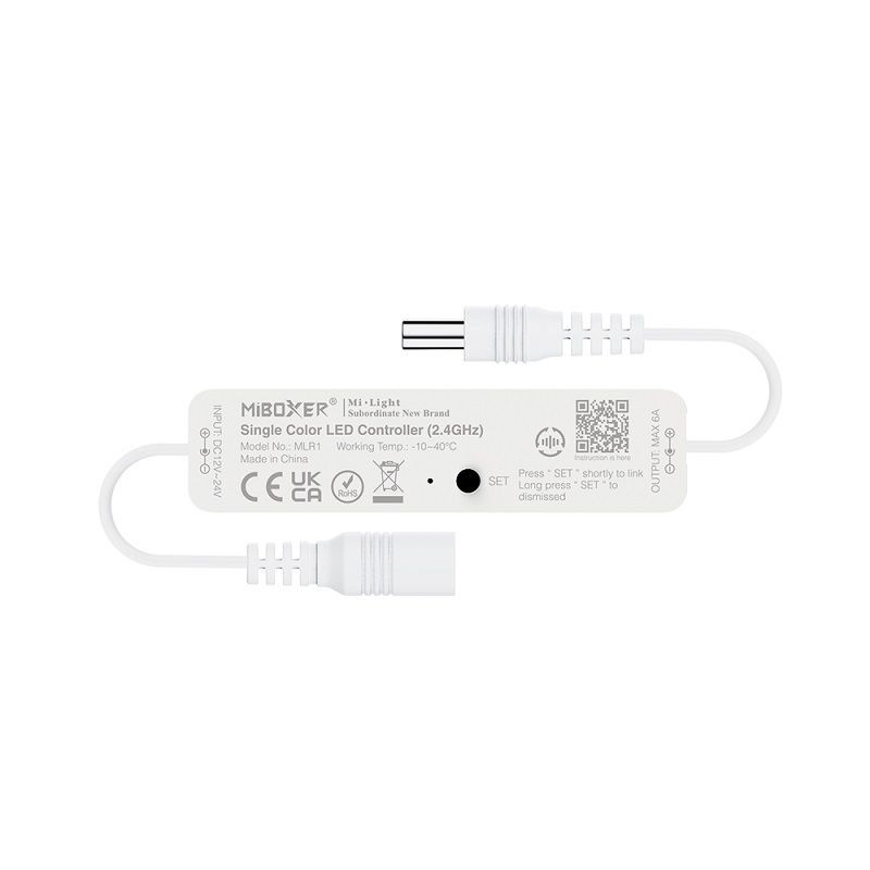 MiBoxer MLR1 Mini Single Color Led Controller 2.4G 12-24Vdc Dimmer