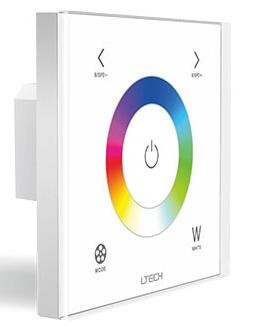 Ltech EX4S RGBW Touch Panel DMX512 RF 2.4G DMX512 Controller 100-240Vac