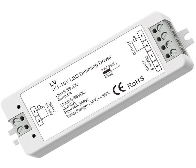 LV Skydance DC 5-36V CV 8A*1CH 0/1-10V Dimming Driver