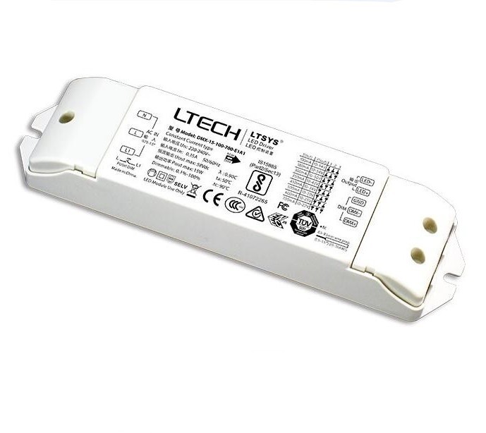 LTECH DMX-15-100-700-E1A1 100-700mA 15W DMX Dimming Driver