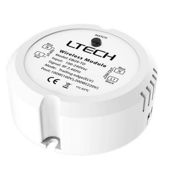 Ltech EBOX-TD Wireless Module RF 2.4GHz Signal Converter AC 100-240V