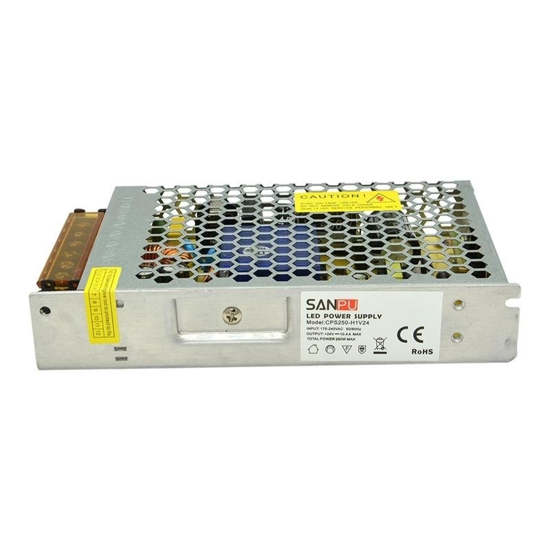 CPS250-H1V24 SANPU Power Supply Fanless Thin 250W LED Driver 24V Regular Transformer