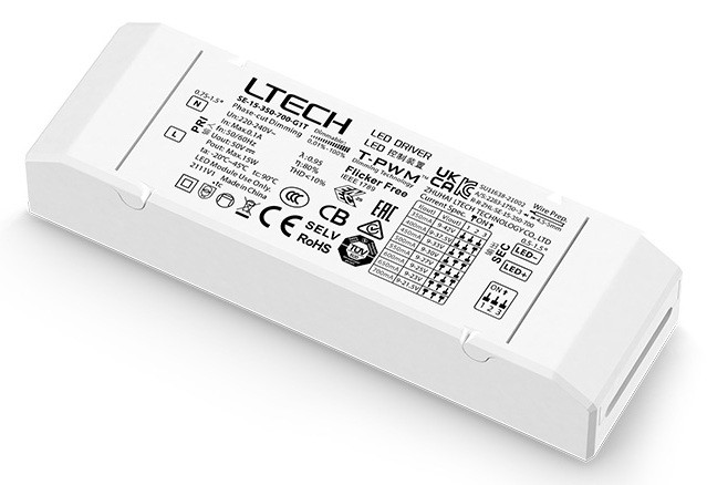 Ltech SE-15-350-700-G1T 15W 350-700mA CC Triac Led Dimmable Driver Controller Control Dimmer Decoder