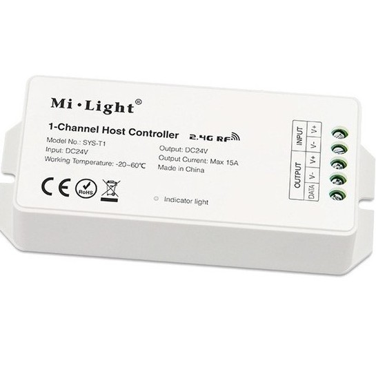 MiBoxer Mi.light SYS-T2 1 Channel Signal Power Amplifier 24Vdc 15A