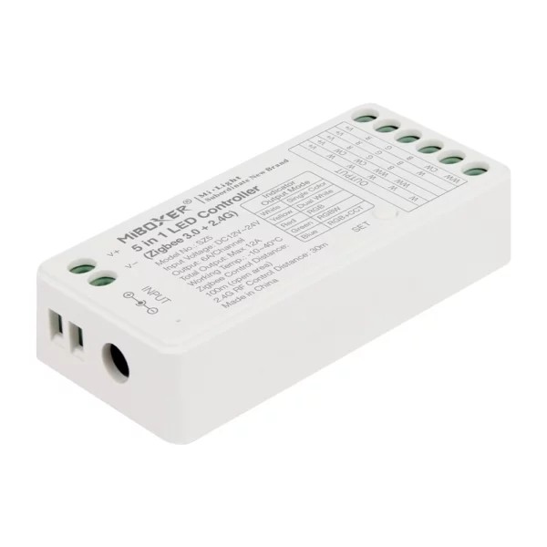 MiBoxer SZ5 5 in 1 Controller 12-24Vdc Zigbee 3.0+ 2.4G Control