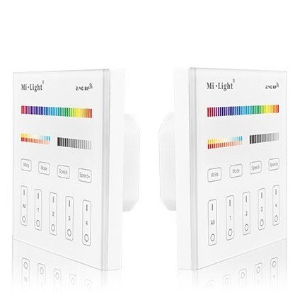 MiBoxer Mi.Light T4 4-Zone RGB+CCT Touch Panel Remote Controller 2.4G