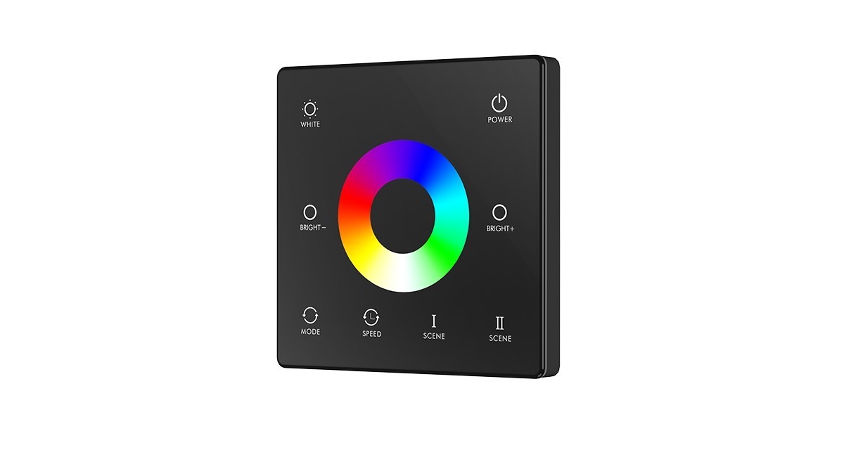 TW4 1 Zone RGB RGBW Wall Mounted Touch wheel Panel Remote Control SKYDANCE LED Controller