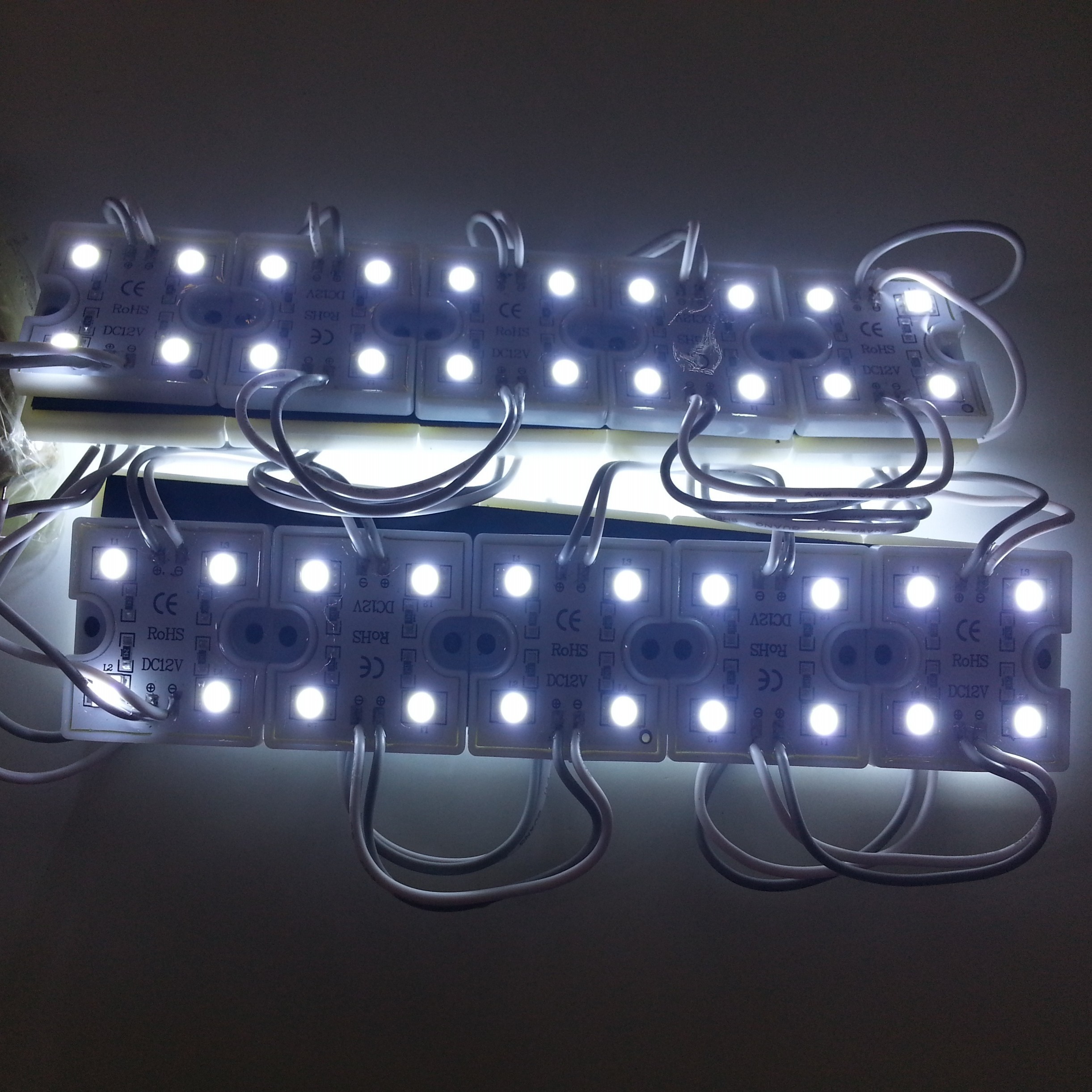 Waterproof Cool White 5050 LED Module DC12V 80LEDs