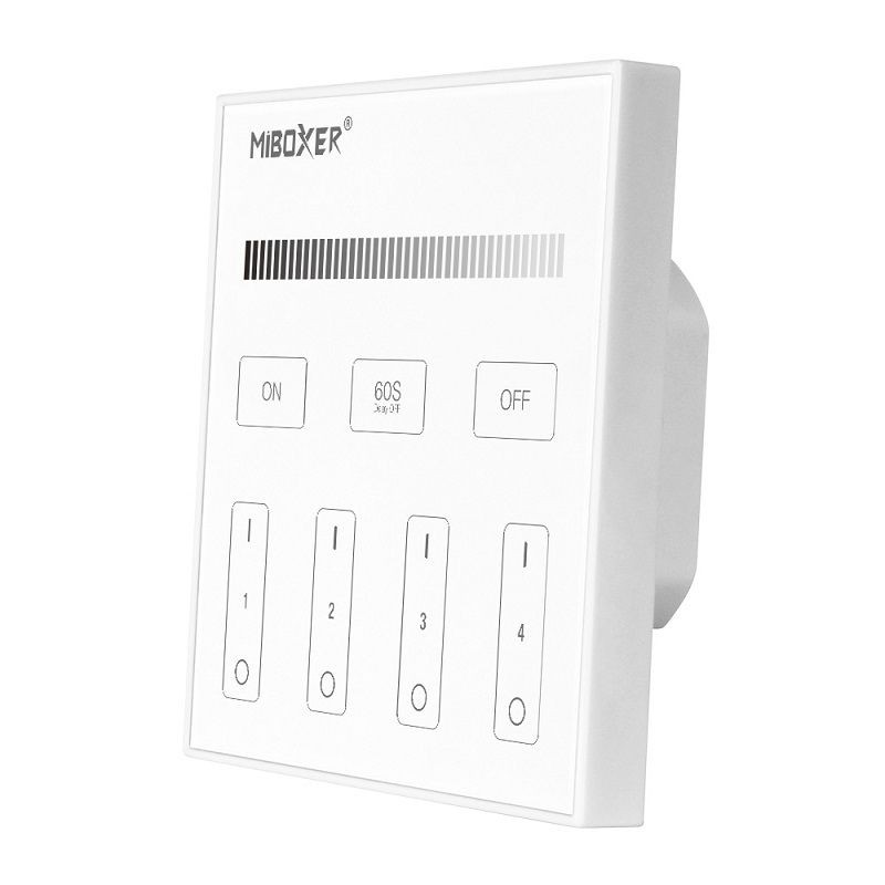 MiBoxer X1 4 Zones Single Color DMX512 Master Controller 2.4G AC100-240V