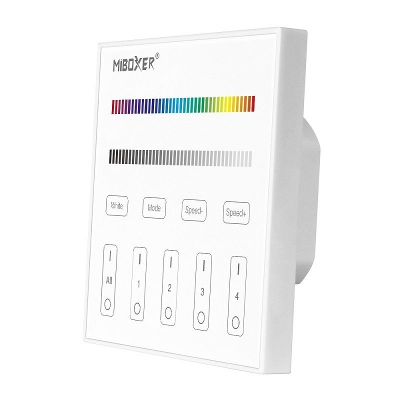 MiBoxer X3 4 Zones DMX512 RGB Master Touch Panel 2.4G 100-240Vac