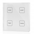 TS4 (WZS) Skydance 4 Scenes Zigbee Touch Panel Remote Led Controller 100-240V AC